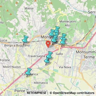 Mappa Via Umbria, 51016 Montecatini Terme PT, Italia (1.36)