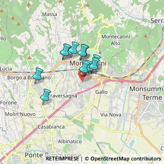 Mappa Via Umbria, 51016 Montecatini Terme PT, Italia (1.26182)