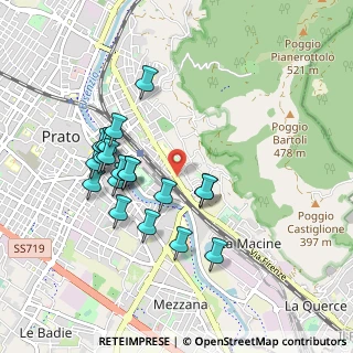 Mappa Via Borgo Valsugana, 59100 Prato PO, Italia (0.8885)