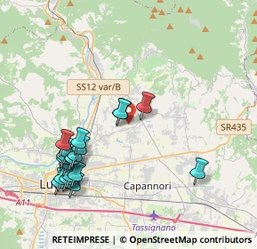 Mappa Via delle Ville Lammari, 55013 Capannori LU, Italia (4.45421)