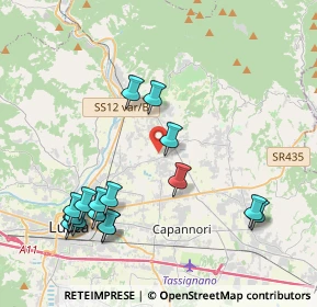 Mappa Via delle Ville Lammari, 55013 Capannori LU, Italia (4.68765)