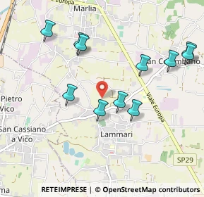 Mappa Via delle Ville Lammari, 55013 Capannori LU, Italia (1.05)
