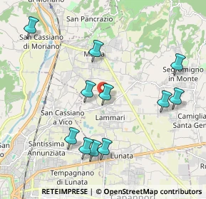 Mappa Via delle Ville Lammari, 55013 Capannori LU, Italia (2.17182)