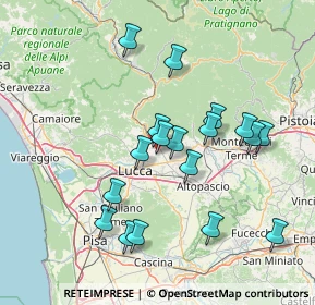 Mappa Via delle Ville Lammari, 55013 Capannori LU, Italia (14.57222)