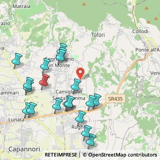 Mappa Via delle Ralle, 55012 Capannori LU, Italia (2.416)