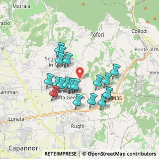 Mappa Via delle Ralle, 55012 Capannori LU, Italia (1.506)
