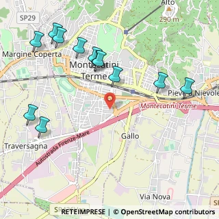 Mappa Via Friuli, 51016 Montecatini Terme PT, Italia (1.26333)