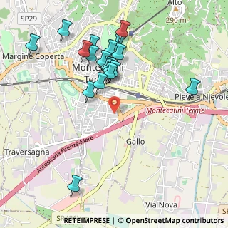 Mappa Via Friuli, 51016 Montecatini Terme PT, Italia (1.04947)