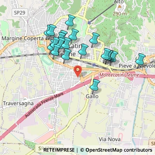 Mappa Via Friuli, 51016 Montecatini Terme PT, Italia (0.979)