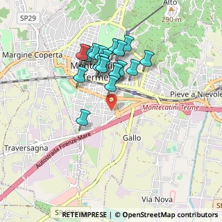Mappa Via Friuli, 51016 Montecatini Terme PT, Italia (0.812)
