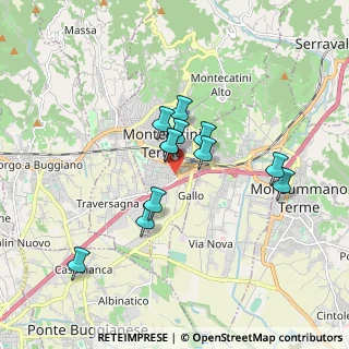 Mappa Via Friuli, 51016 Montecatini Terme PT, Italia (1.4025)