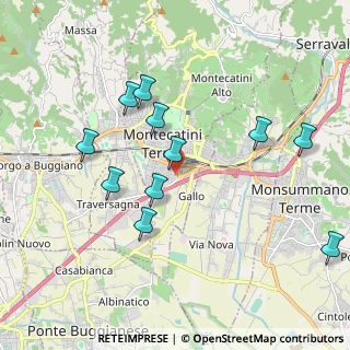 Mappa Via Friuli, 51016 Montecatini Terme PT, Italia (2.00182)