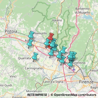 Mappa Via Giovanni Boccaccio, 59100 Prato PO, Italia (5.50625)