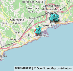 Mappa Via Cascione Felice, 18100 Imperia IM, Italia (1.75)
