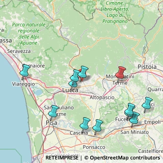 Mappa Via delle Ville Lammari, 55012 Capannori LU, Italia (19.4175)
