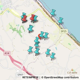 Mappa Strada di Ghetto di Trebbiantico, 61121 Pesaro PU, Italia (0.95909)