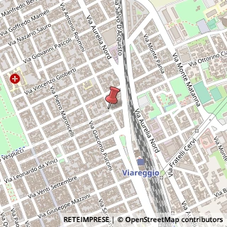 Mappa Via Antonio Rosmini, 27, 55049 Viareggio, Lucca (Toscana)