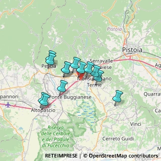 Mappa Via del Gallo, 51016 Montecatini Terme PT, Italia (5.38846)