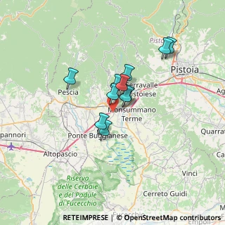 Mappa Via del Gallo, 51016 Montecatini Terme PT, Italia (4.93909)
