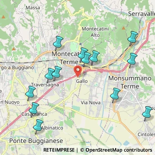Mappa Via del Gallo, 51016 Montecatini Terme PT, Italia (2.43846)