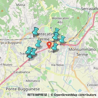 Mappa Via del Gallo, 51016 Montecatini Terme PT, Italia (1.36143)