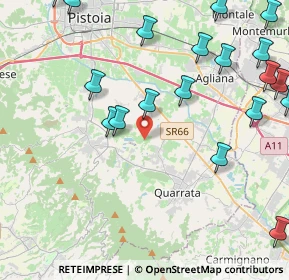 Mappa Via Vecchia Fiorentina, 51039 Quarrata PT, Italia (5.893)