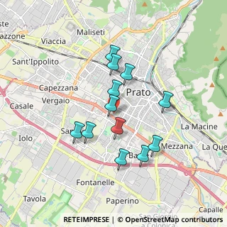 Mappa Via Arcobaleno, 59100 Prato PO, Italia (1.53583)