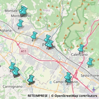 Mappa Via Giacinto Fabbroni, 59100 Prato PO, Italia (6.163)