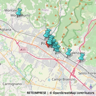 Mappa Via Giacinto Fabbroni, 59100 Prato PO, Italia (2.25917)