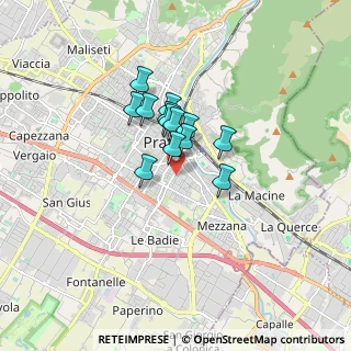 Mappa Via Giacinto Fabbroni, 59100 Prato PO, Italia (1.08615)