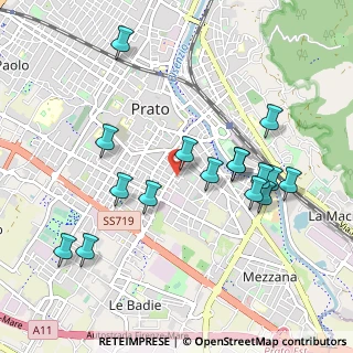 Mappa Via Torelli, 59100 Prato PO, Italia (1.02188)