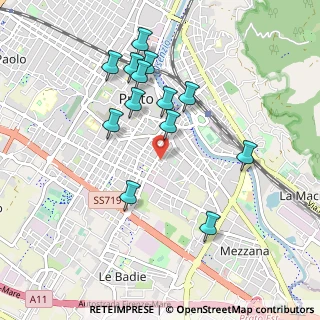Mappa Via Giacinto Fabbroni, 59100 Prato PO, Italia (0.94308)