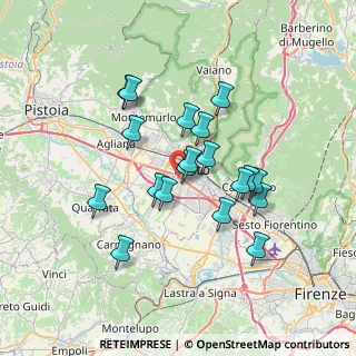 Mappa Via dei Pioppi, 59100 Prato PO, Italia (6.14579)