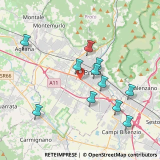 Mappa Via dei Pioppi, 59100 Prato PO, Italia (4.09182)