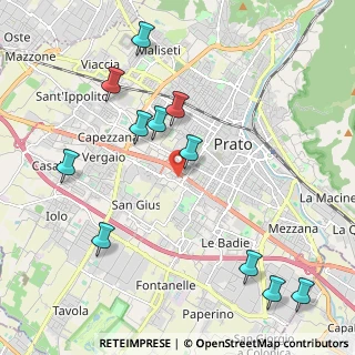 Mappa Via dei Pioppi, 59100 Prato PO, Italia (2.45)
