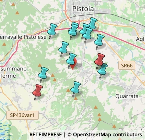 Mappa Via Castel de' Bobi, 51034 Serravalle Pistoiese PT, Italia (3.236)