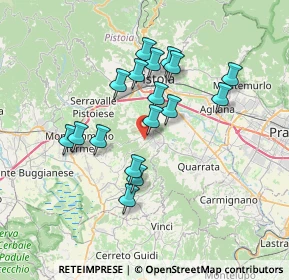 Mappa Via Castel de' Bobi, 51034 Serravalle Pistoiese PT, Italia (6.33471)