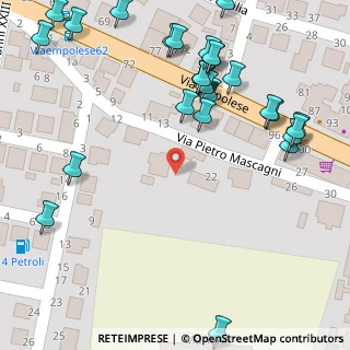 Mappa Via Pietro Mascagni, 51018 Pieve A Nievole PT, Italia (0.09286)