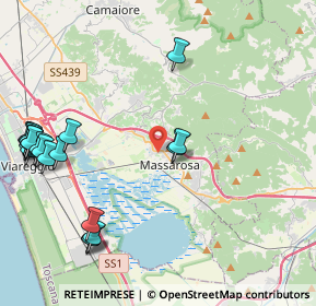 Mappa 55054 Massarosa LU, Italia (5.6265)