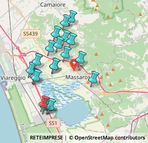 Mappa 55054 Massarosa LU, Italia (3.7385)