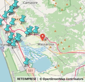 Mappa 55054 Massarosa LU, Italia (6.06278)