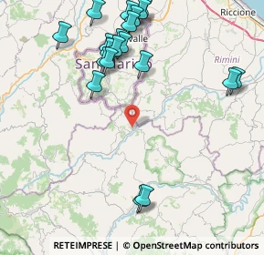 Mappa Via S. Marino, 61013 Mercatino Conca PU, Italia (9.878)