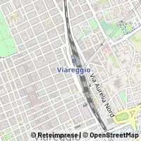 Kaart Viareggio