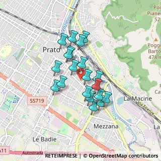 Mappa Via Frà Diamante, 59100 Prato PO, Italia (0.695)