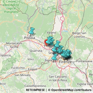 Mappa Via Stradello di Gello, 59100 Prato PO, Italia (12.01278)