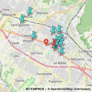 Mappa Via Stradello di Gello, 59100 Prato PO, Italia (1.525)
