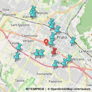 Mappa Via Stradello di Gello, 59100 Prato PO, Italia (2.07765)