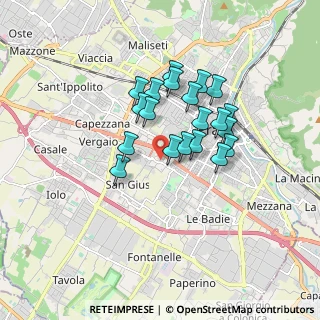 Mappa Via Stradello di Gello, 59100 Prato PO, Italia (1.3975)