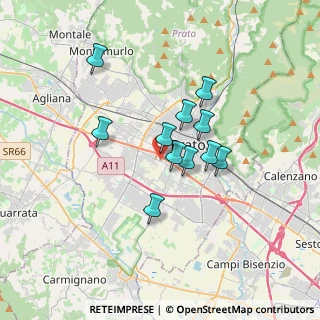 Mappa Via Stradello di Gello, 59100 Prato PO, Italia (2.69636)