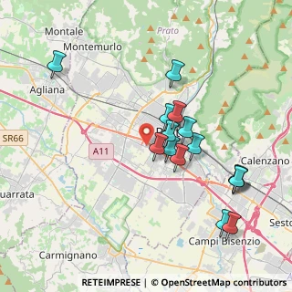 Mappa Via Stradello di Gello, 59100 Prato PO, Italia (3.84533)